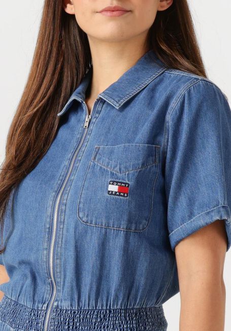 Blaue TOMMY JEANS Playsuits TJW LT DENIM PLAYSUIT - large
