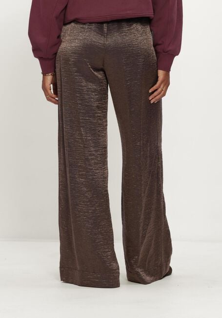 Braune BY-BAR Weite Hose LODI METALLIC PANTS - large