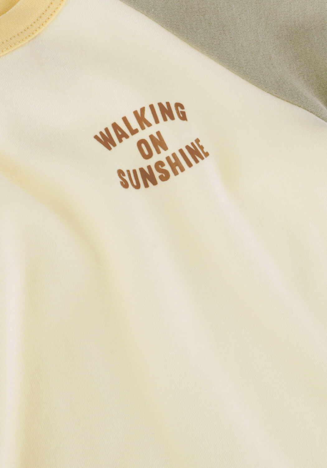 Wei&szlig;e QUINCY MAE T-shirt COLOR BLOCK RAGLAN - large