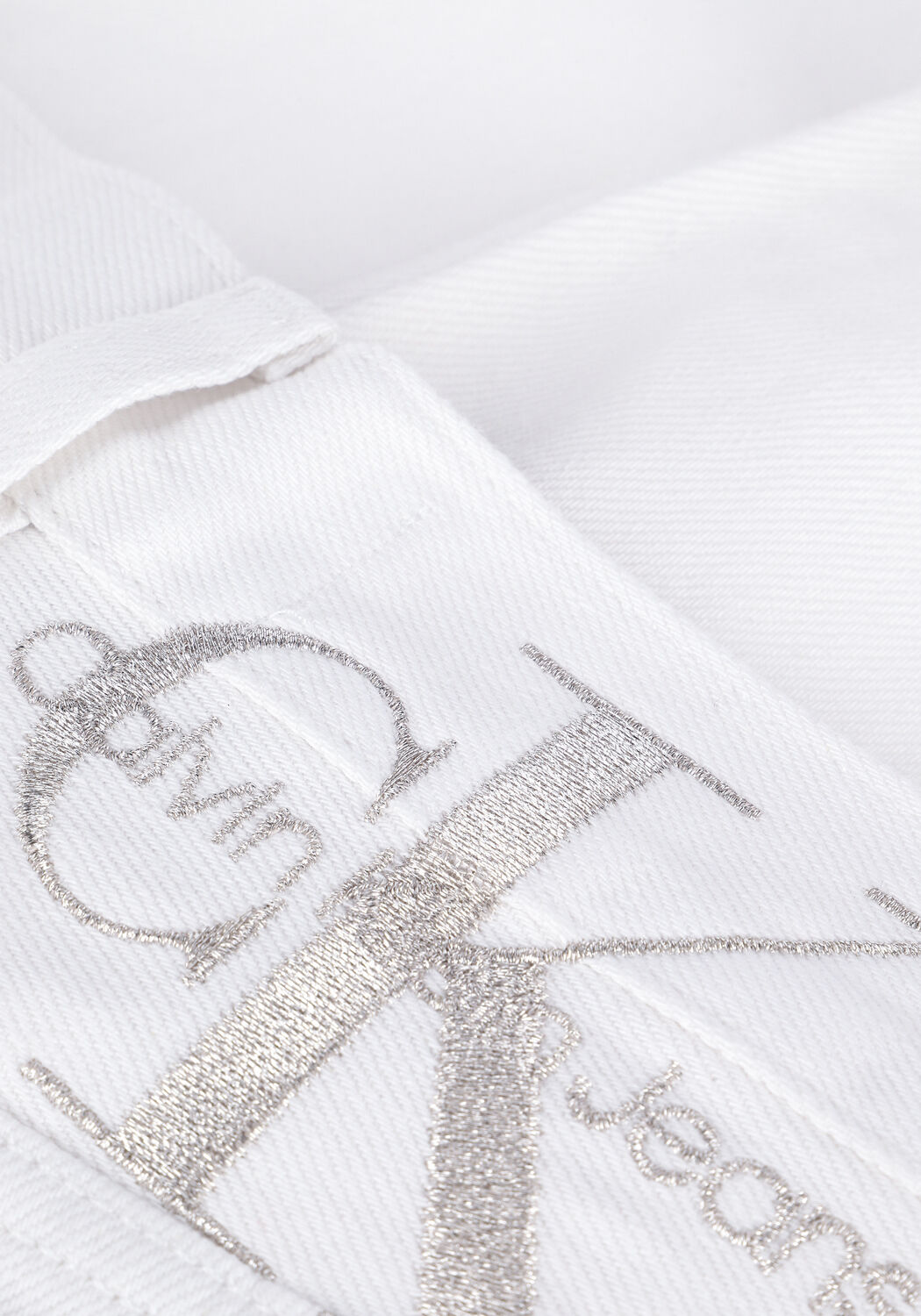 Wei&szlig;e CALVIN KLEIN Mom jeans MOM JEAN - large