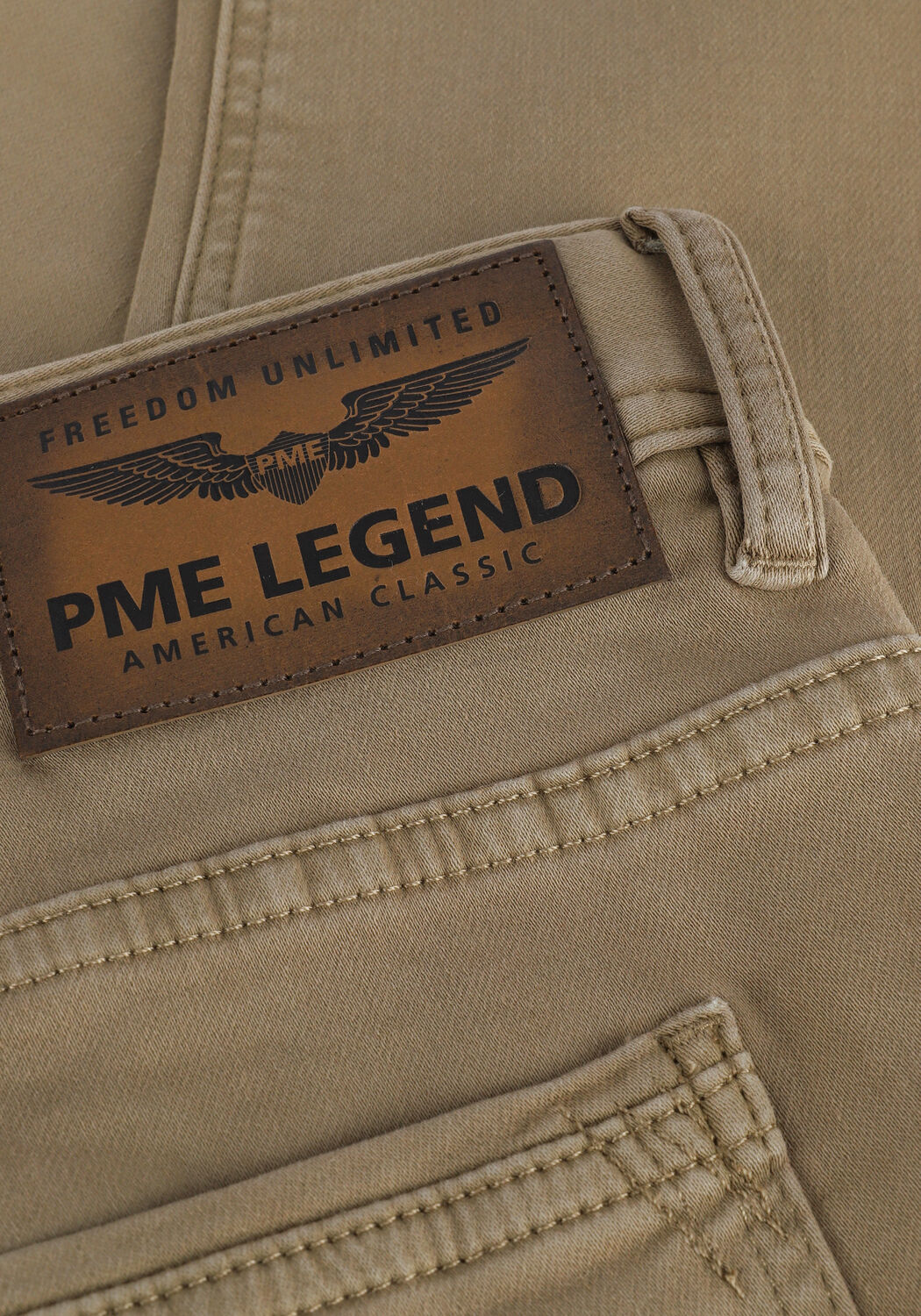 Khaki PME LEGEND Slim fit jeans TAILWHEEL COLORED SWEAT - large