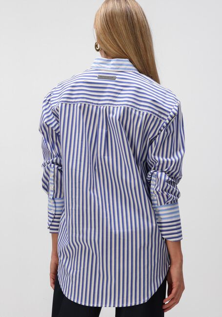 Blaue HAUTE L'AMITI&Eacute; Blusen LARK MIX STRIPE SHIRT - large