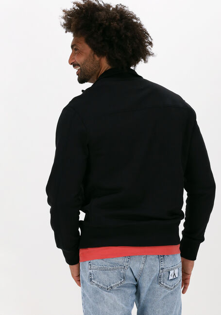 Schwarze CALVIN KLEIN Sweatshirt MONOGRAM LOGO QUARTER ZIP HWK - large