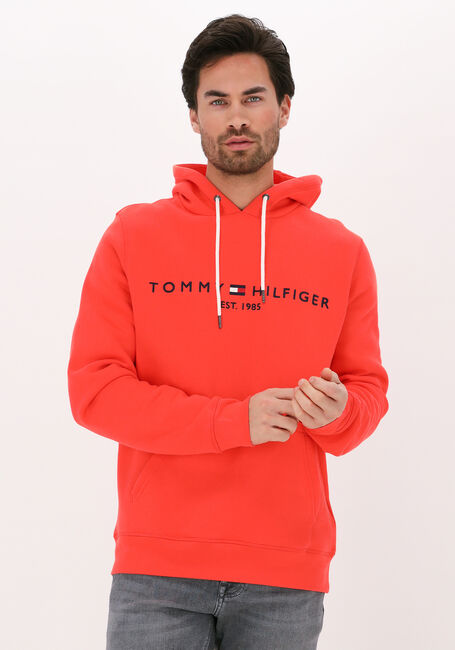 Orangene TOMMY HILFIGER Sweatshirt TOMMY LOGO HOODY - large