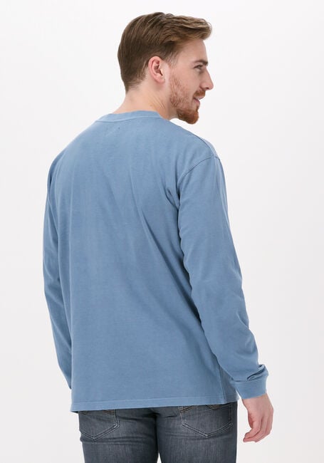 Blaue EDWIN Polos & T-Shirts HANADOROBO V NATURAL TS LS - large