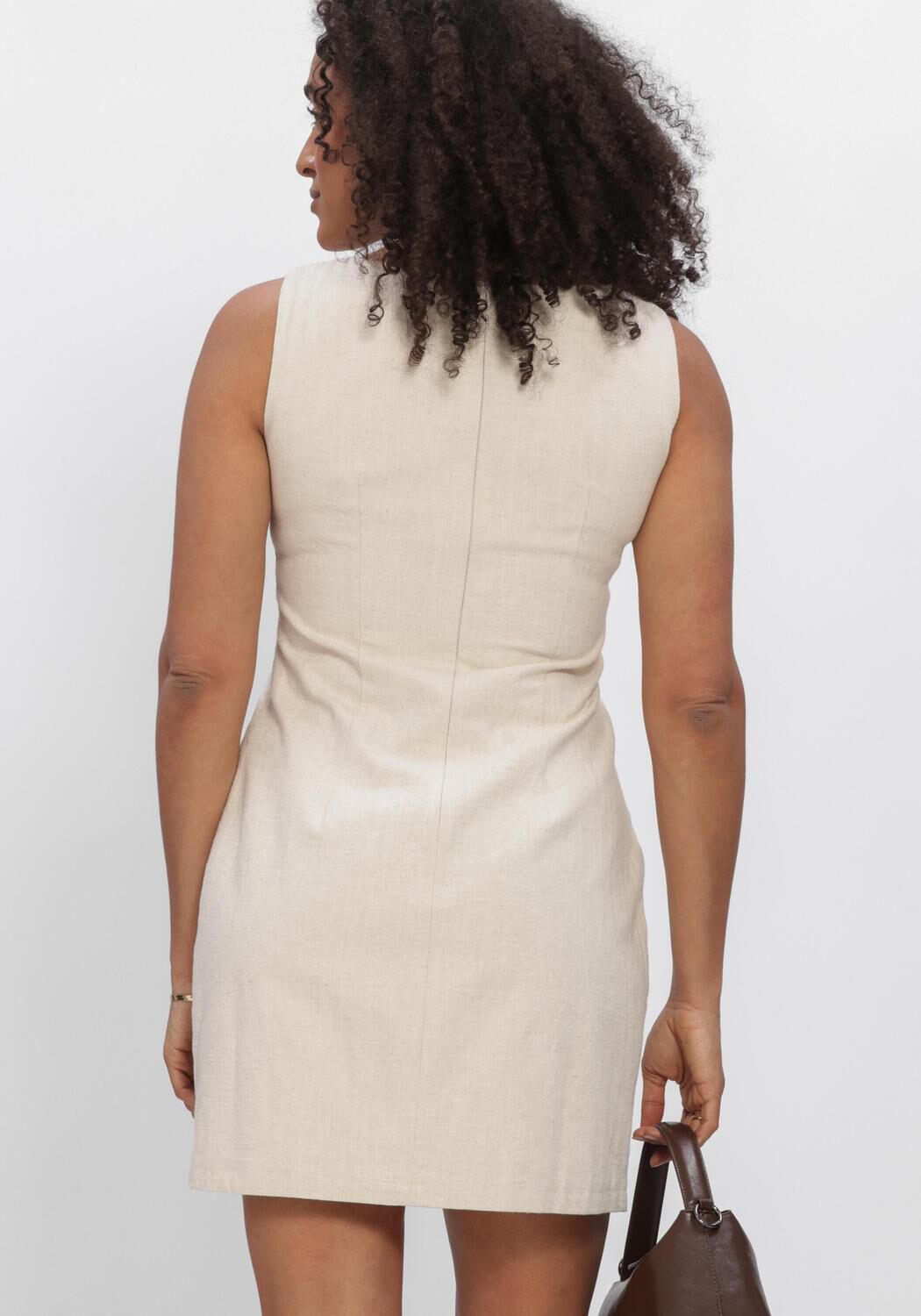Sand NEO NOIR Kleider BRUNA RAMIE DRESS - large