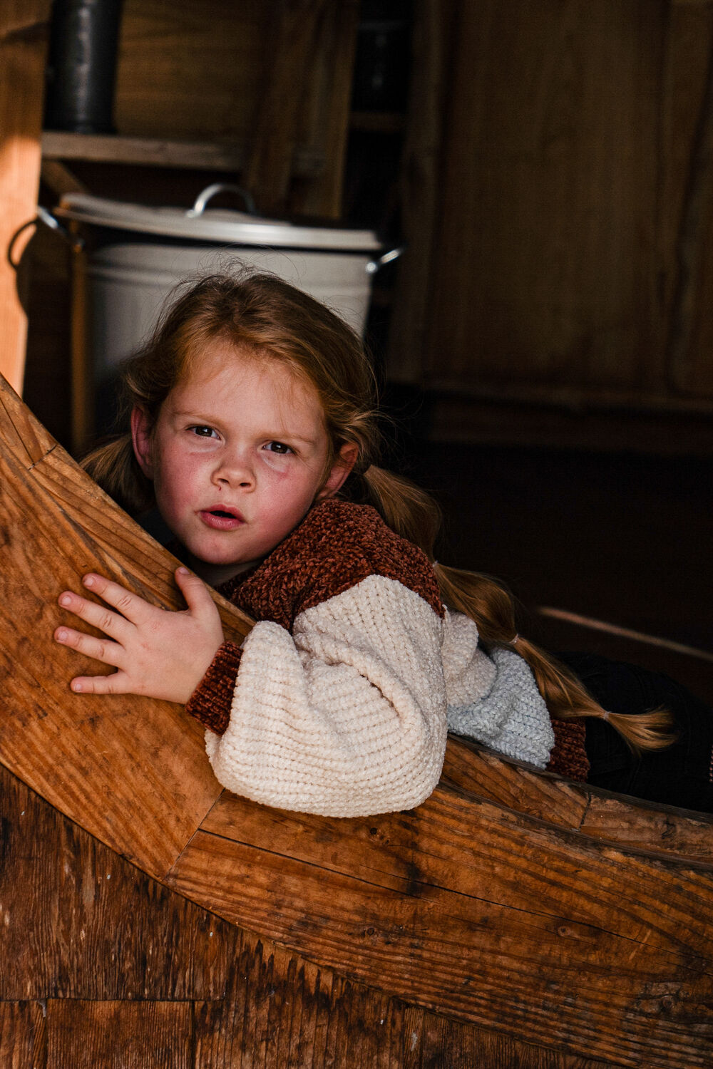 Cognacfarbene KOKO NOKO Pullover Q52962 - large