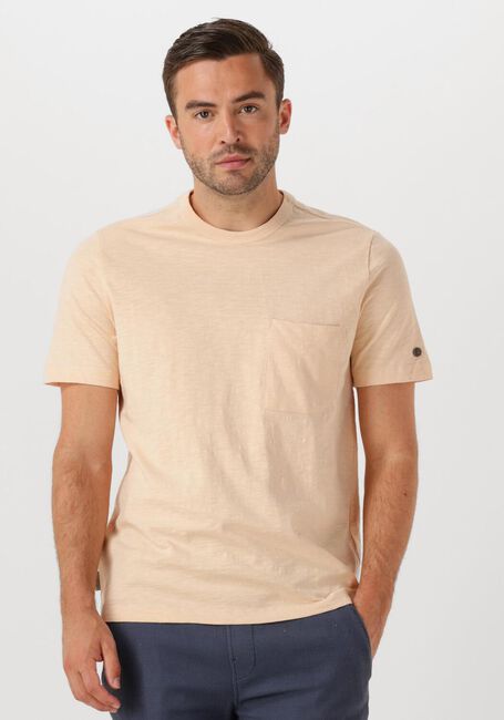Hell-Pink CAST IRON T-shirt SHORT SLEEVE R-NECK REGULAR FIT COTTON SLUB - large