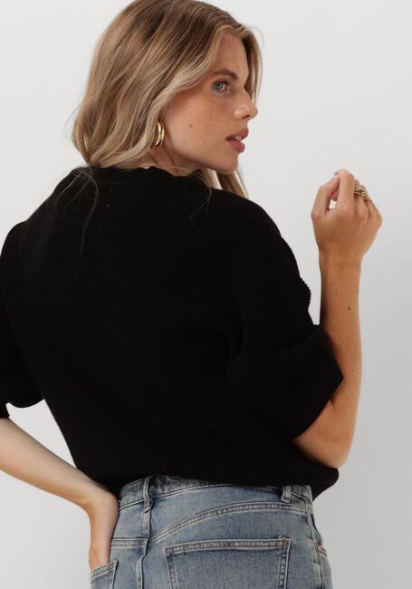 Schwarze MSCH COPENHAGEN Pullover MSCHAMARI RACHELLE 2/4 PULLOVER - large