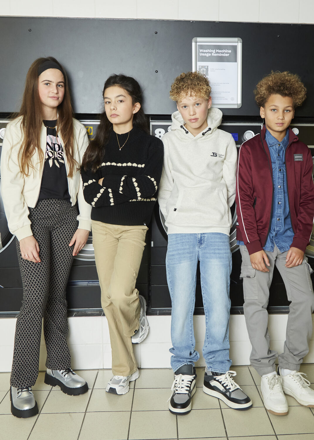 Rote INDIAN BLUE JEANS Strickjacke ZIPPER JACKET SPORTS - large