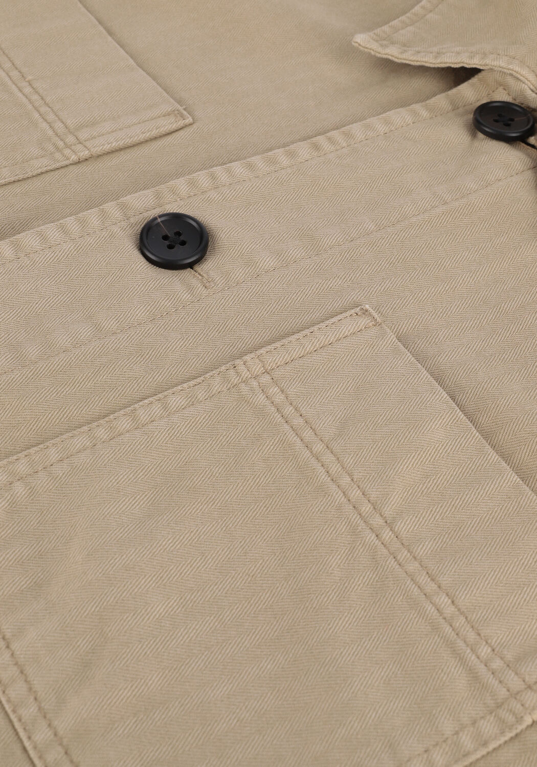 Beige SELECTED MEN Overshirt SLHLOOSETONY OVERSHIRT LS W - large