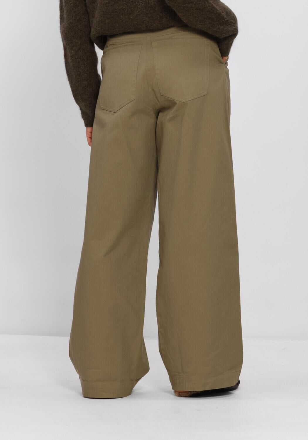Khaki BOII STUDIOS Weite Hose JULIE - large