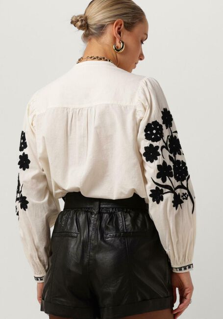Nicht-gerade weiss SCOTCH & SODA Blusen SHIRT WITH EMBROIDERED SLEEVE - large