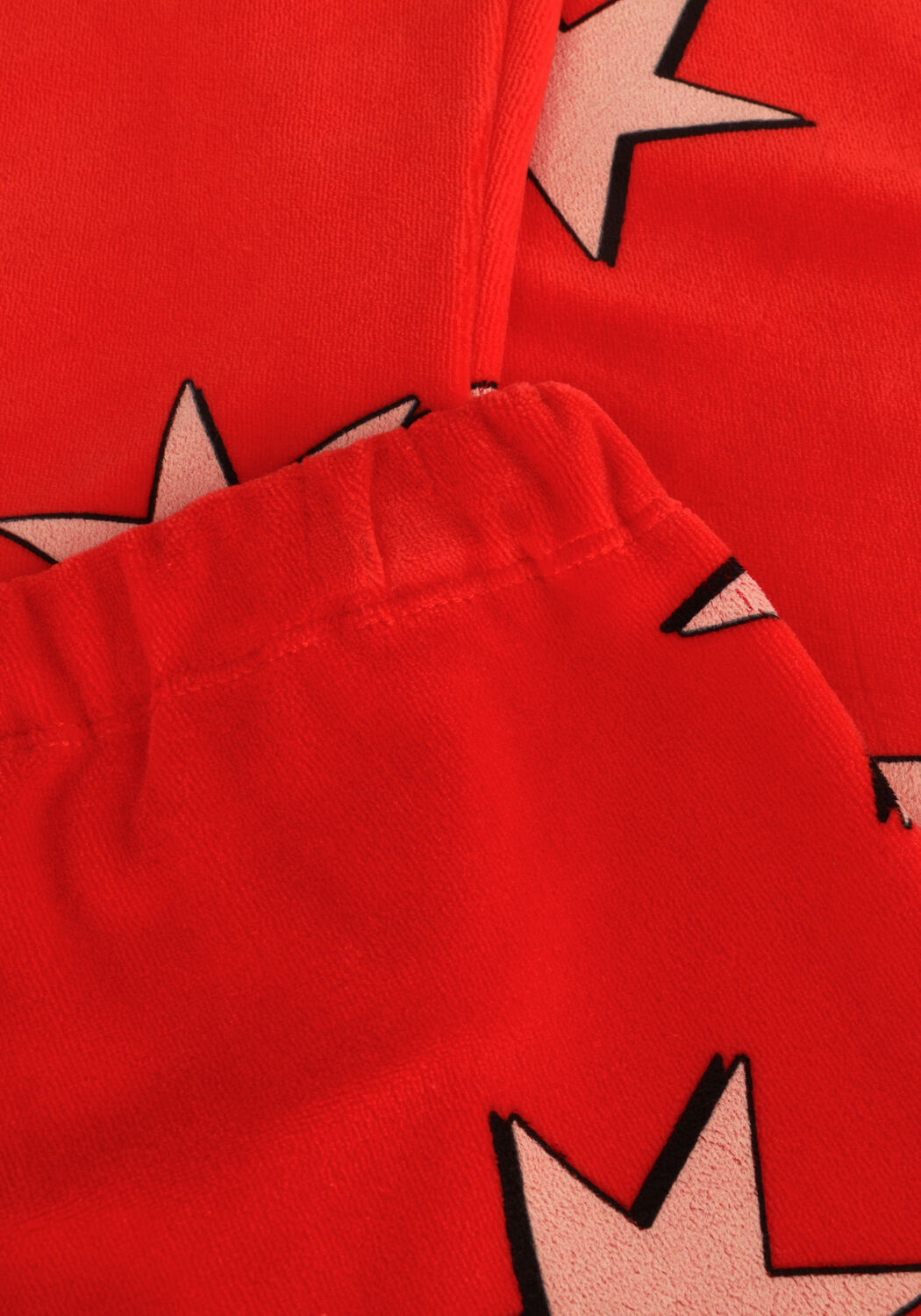 Rote CARLIJNQ Weite Hose STARS-FLARED LEGGING - large