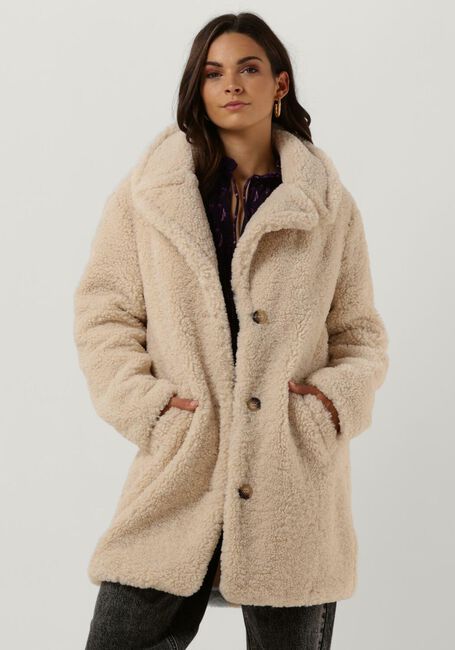 Beige NOTRE-V Teddy-Jacke TEDDY COAT SHORT - large