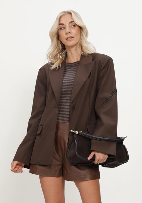 Braune ALIX THE LABEL Blazer LADIES WOVEN FITTED BLAZER - large