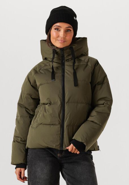 Grüne MSCH COPENHAGEN Wattierte Jack MSCHPAVINARIA SHORT JACKET - large