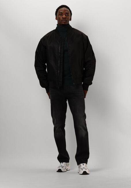 Schwarze CALVIN KLEIN Wattierte Jack LS NYLON PADDED HERO BOMBER - large