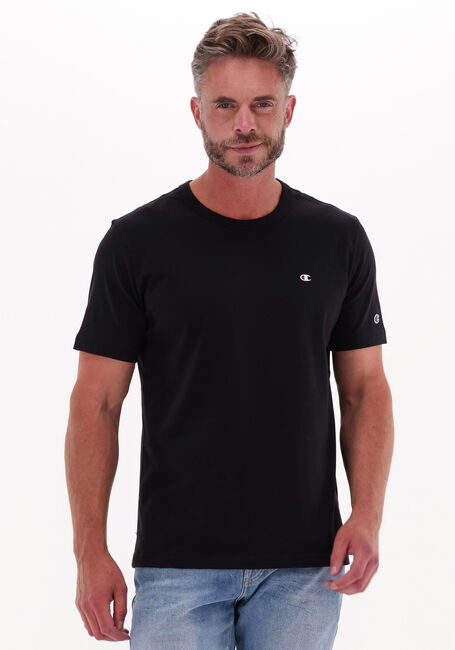 Schwarze CHAMPION T-shirt CREWNECK T-SHIRT 216545 - large