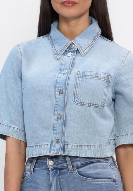 Hellblau LIU JO Blusen CAMICA M/C TENCEL - large