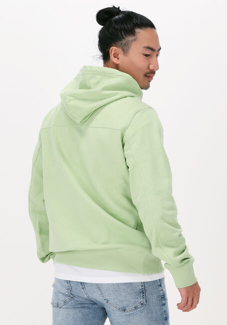 Grüne CALVIN KLEIN Sweatshirt MONOGRAM SLEEVE BADGE HOODIE - large