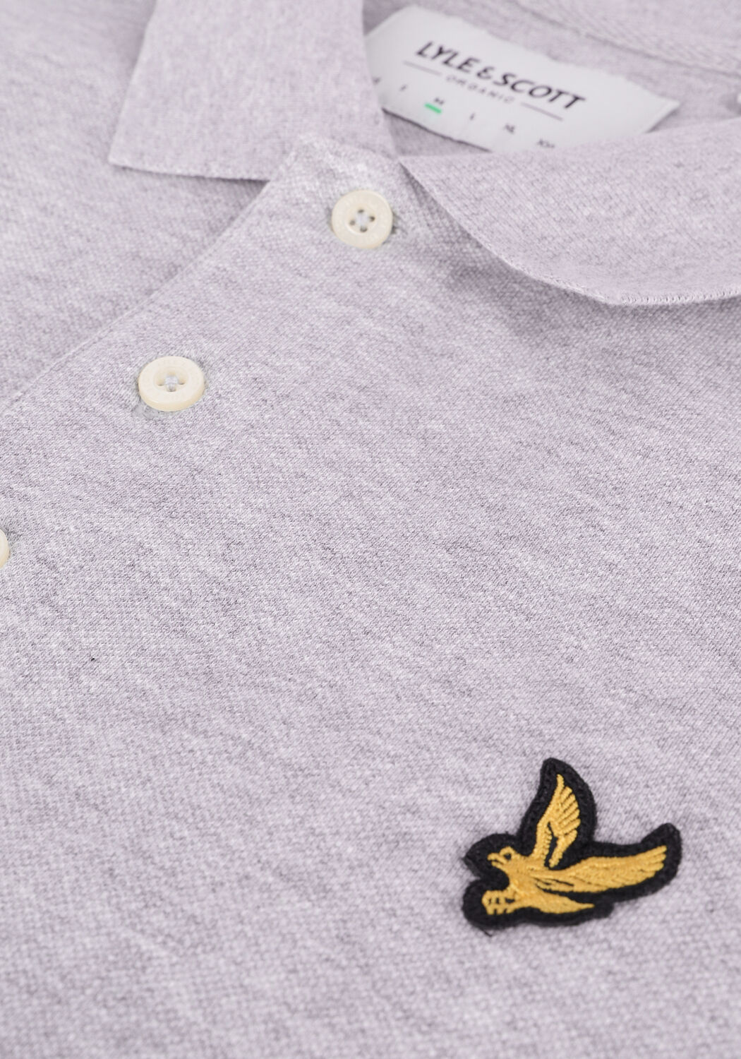 Hellgrau LYLE & SCOTT Polo-Shirt PLAIN POLO SHIRT - large