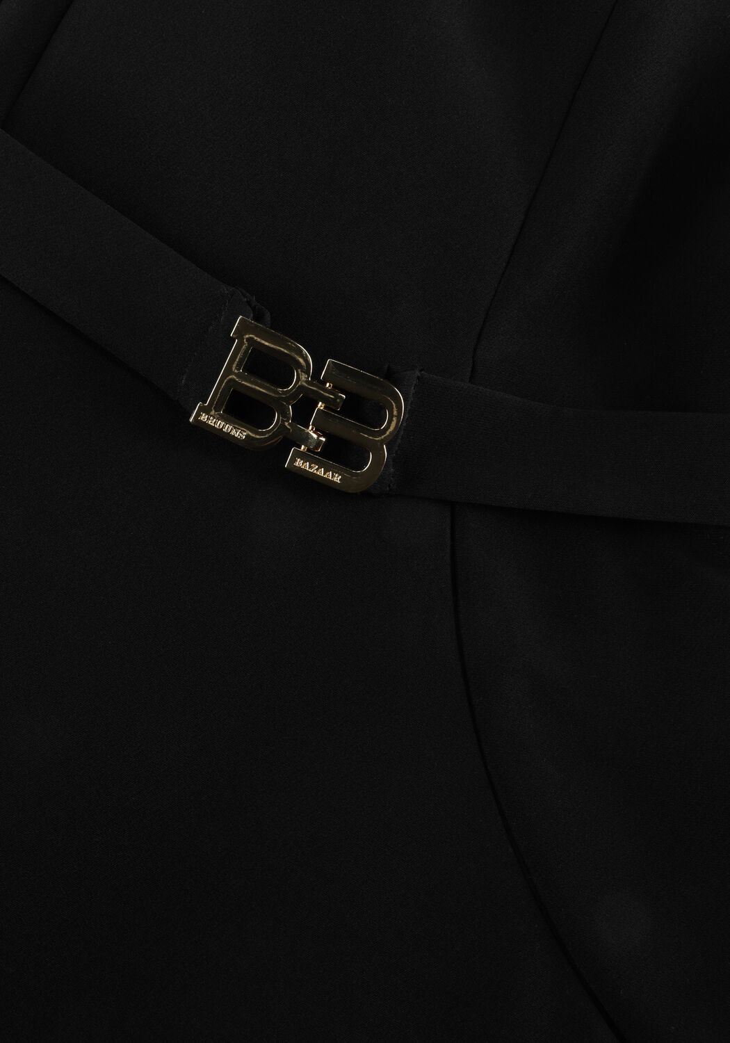 Schwarze BRUUNS BAZAAR Minikleid RUBYSUSBBACELA DRESS - large