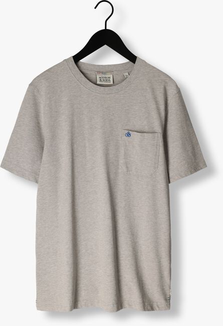 Graue SCOTCH & SODA T-shirt CREWNECK POCKET TEE - large
