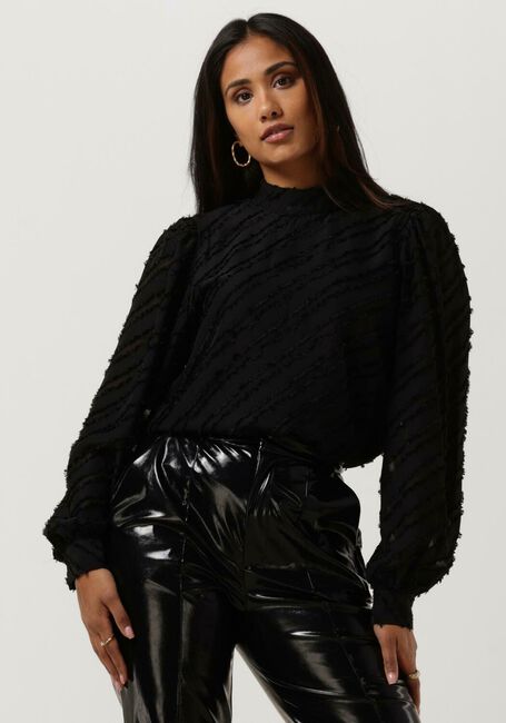 Schwarze MSCH COPENHAGEN Blusen MSCHKARELIA TOP - large