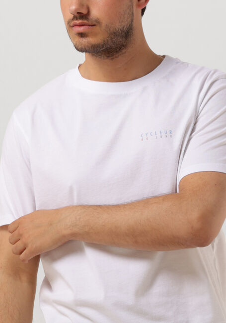 Wei&szlig;e CYCLEUR DE LUXE T-shirt FLAGROADS - large