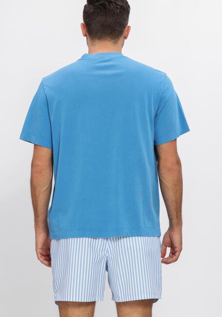 Hellblau CALVIN KLEIN T-shirt SS 20S ACID WASH GRAPHIC CREWNK - large