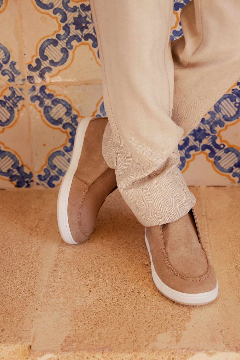 Taupe NUBIKK Slipper JIRO SUO K - large