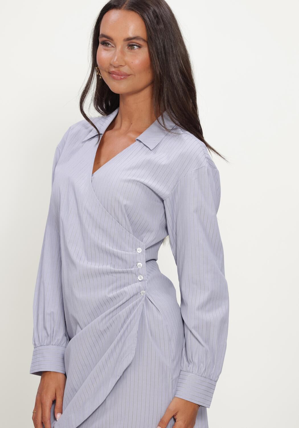 Blaue MODSTR&Ouml;M Kleider BRODIEMD DRESS - large