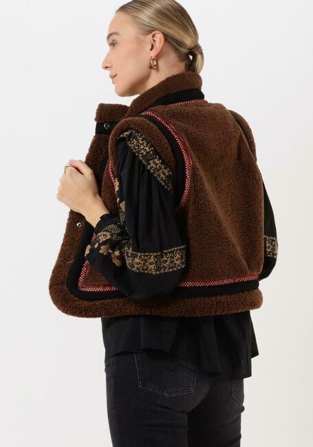 Braune ANTIK BATIK Gilet SABLI GILET - large
