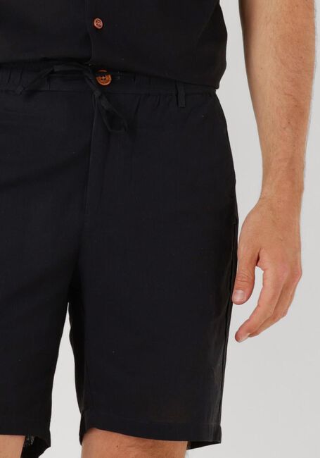 Schwarze ANERKJENDT Kurze Hose AKLT JAMES COT/LINEN ELA SHORTS - large