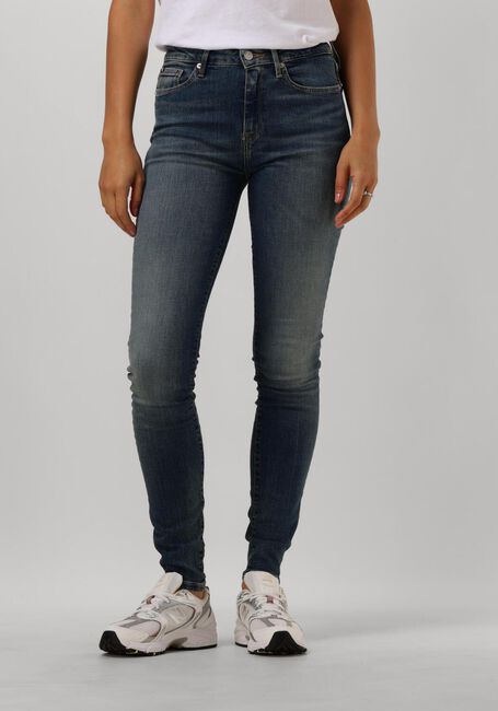 Blaue TOMMY HILFIGER Skinny jeans COMO SKINNY RW PAT - large