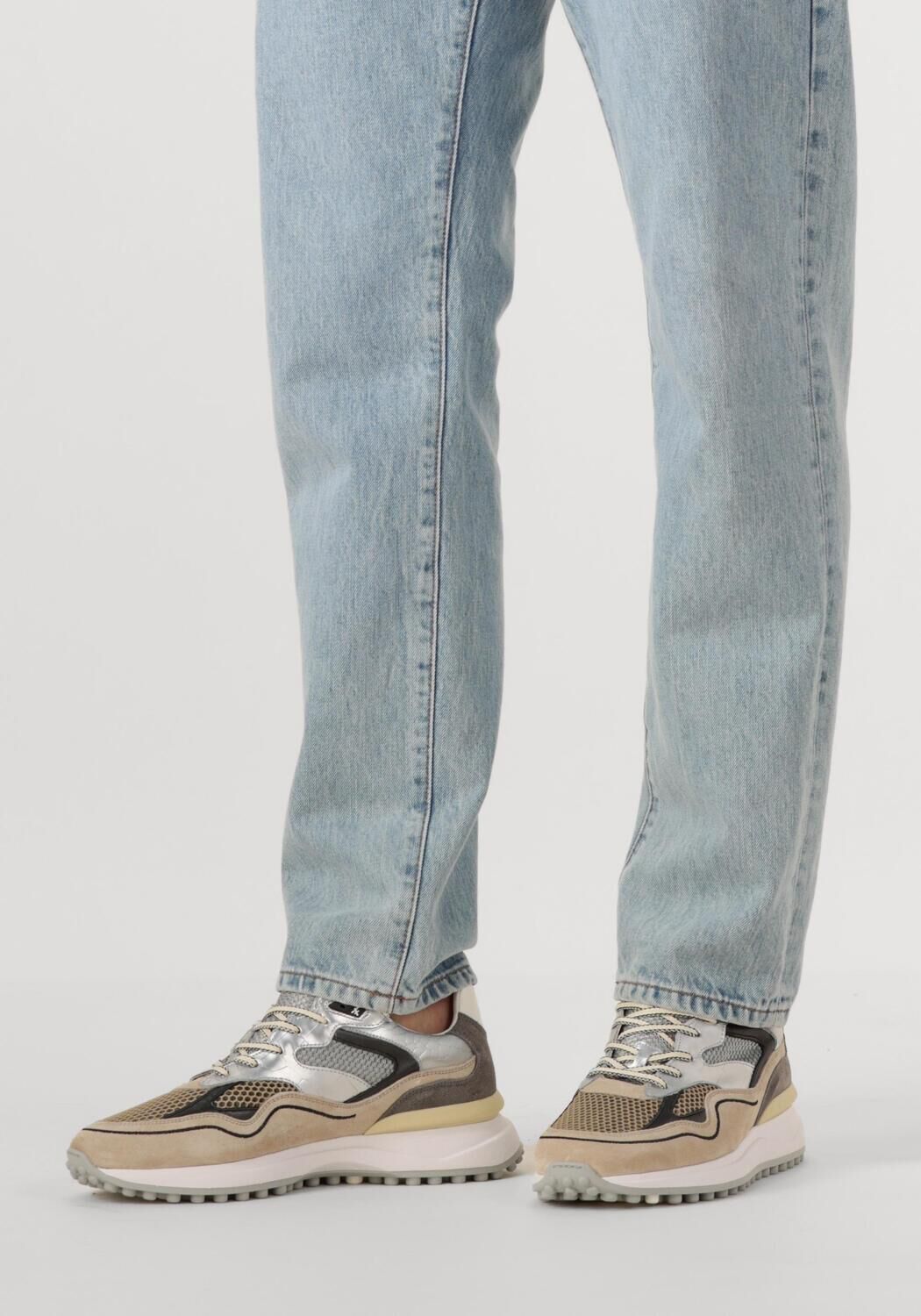 Silberne FLORIS VAN BOMMEL Sneaker Low SFM-10206 NOPPI - large