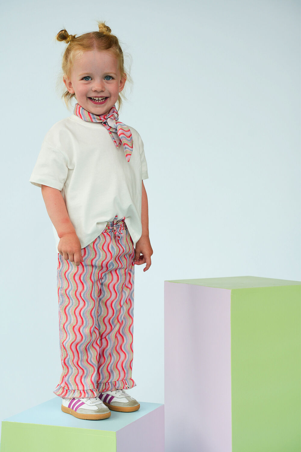 Mehrfarbige/Bunte THE NEW CHAPTER Weite Hose PANTS TATE - large