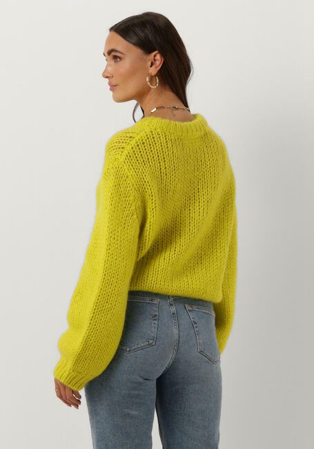 Gelbe SELECTED FEMME Pullover SUANNE LS KNIT O-NECK B - large