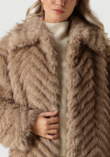 Beige STAND STUDIO Fake-Fur-Jack WYNTHER COAT - large