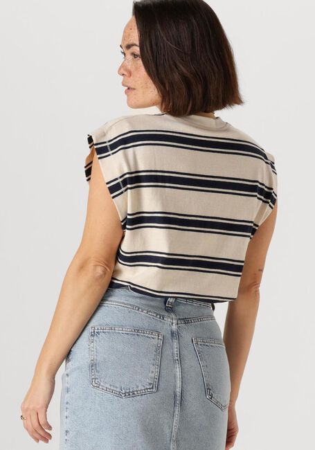 Blaue BY-BAR T-shirt MASON STRIPE TOP - large