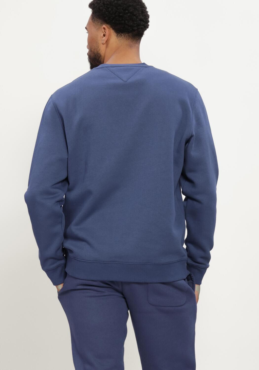Blaue TOMMY JEANS Sweatshirt TJM REG S FLAG CREW EXT - large