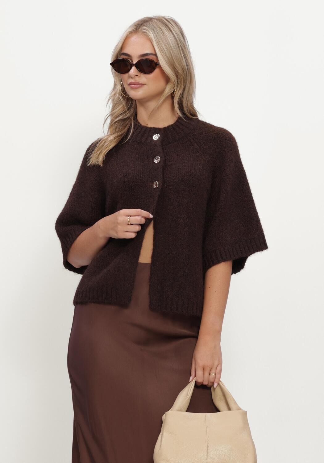 Braune NOTRE-V Pullover NV-IMARA - large
