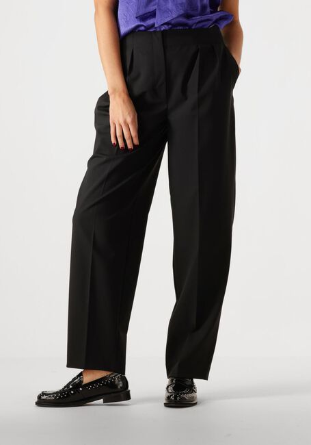 Schwarze SELECTED FEMME Hose SLFELOISE HW BARREL PANT - large