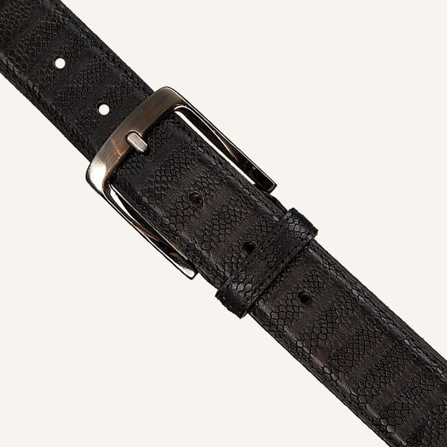 Schwarze REHAB Gürtel BELT SNAKE STRIPES Schwarze REHAB Gürtel BELT SNAKE STRIPES - large