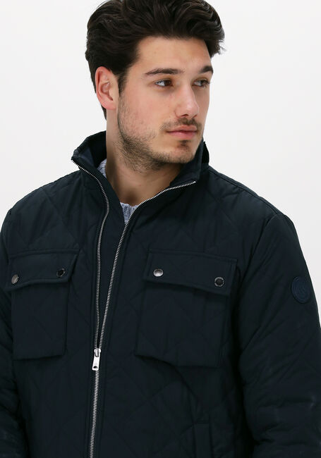 Dunkelblau SCOTCH & SODA Jack QUILTED SHORT JACKET WITH REPR - large