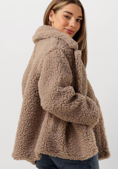 Sand UGG Teddy-Jacke GERTRUDE SHORT TEDDY COAT - large