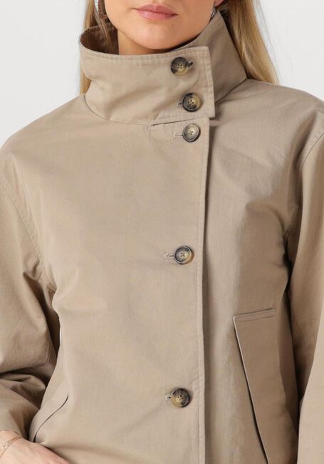 Taupe OBJECT Mäntel OBJGRO RE SHORT JACKET - large