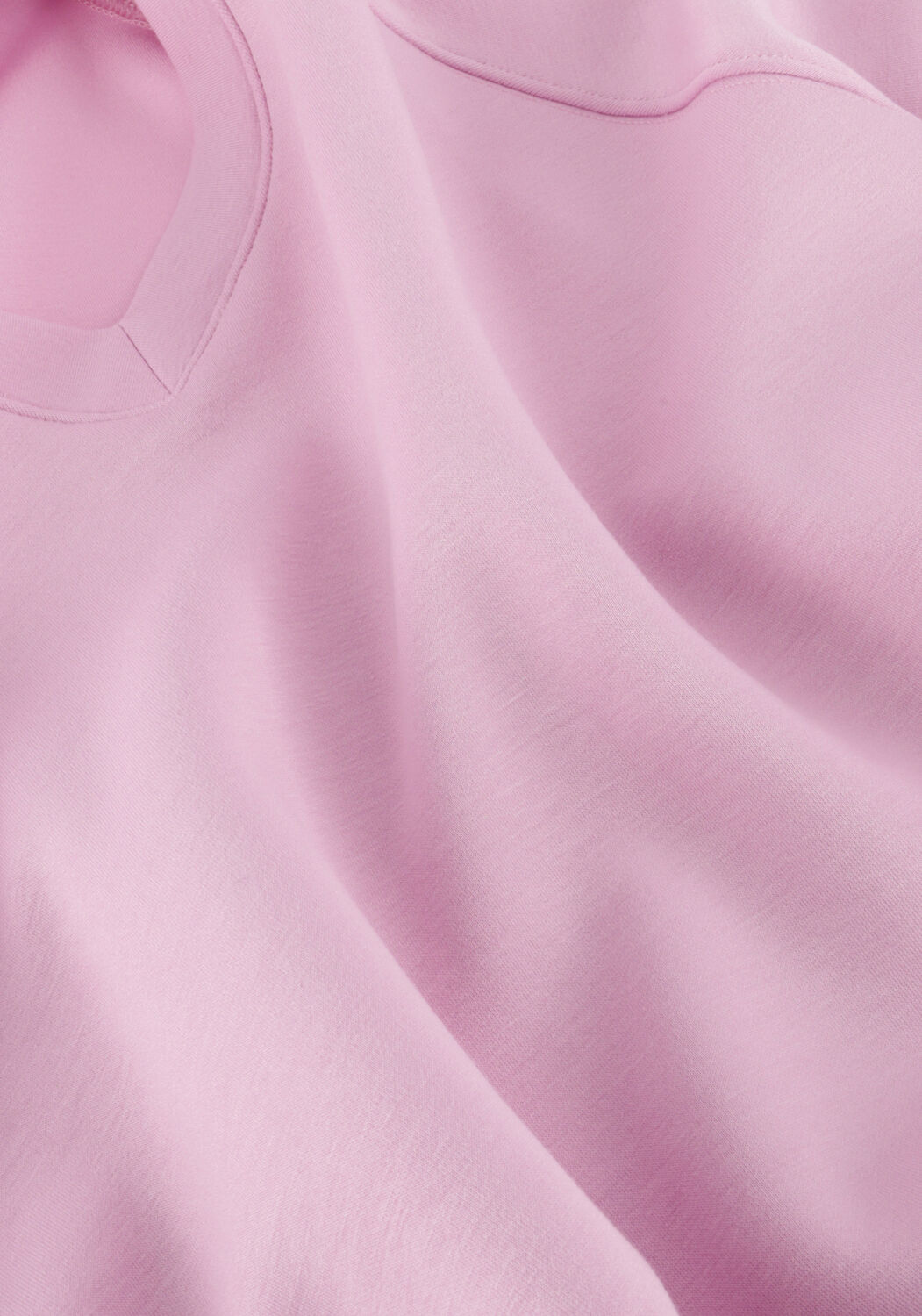 Hell-Pink MSCH COPENHAGEN Pullover NELINA IMA Q RAGLAN V NECK SWEATSHIRT - large