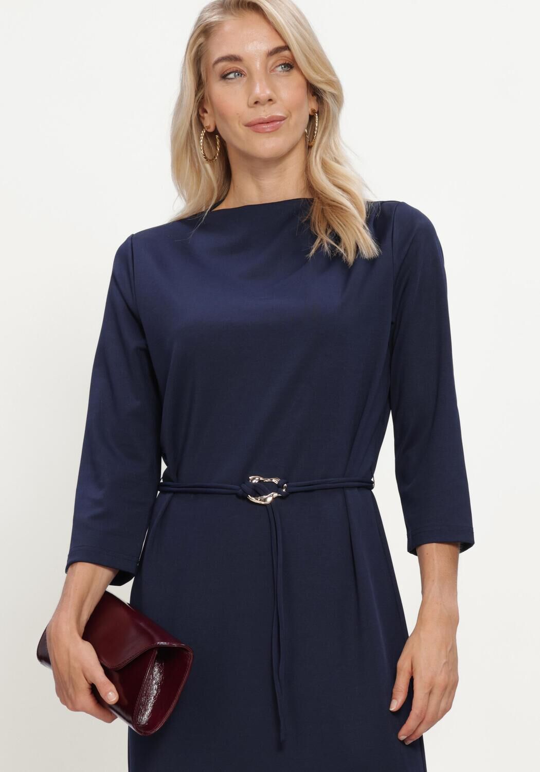 Dunkelblau FREEBIRD Midikleid DEVOTED - large